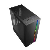 Carcasa Sharkoon RGB SLIDER, ATX, fara sursa, MiddleTower (Negru)