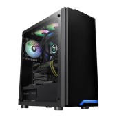 Carcasa Thermaltake H100, Middle Tower, fara sursa, ATX, Negru