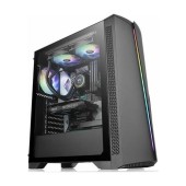 Carcasa Thermaltake H350 Tempered Glass RGB, Middle Tower (Negru)