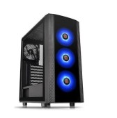 Carcasa Thermaltake Versa J25, Tempered Glass, RGB (Negru)