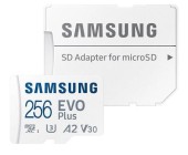 Card de memorie Card memorie Samsung EVO Plus, MicroSDXC, 256GB + Adaptor SD