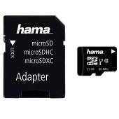 Card de memorie Hama 124151 MicroSDHC, 32GB, Clasa 10 + Adaptor