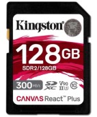 Card de memorie Kingston Canvas React Plus SDXC, 128GB, UHS-II U3, Clasa 10, V90