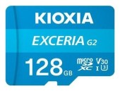 Card de memorie Kioxia Exceria G2, 128GB, microSDXC, UHS-I U3, V30