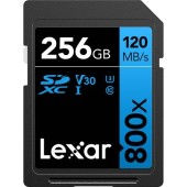 Card de memorie Lexar High-Performance 800x, 256GB, SDXC, UHS-I U3, V30