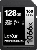 Card de memorie Lexar Professional 1066x, 128GB, SDXC, UHS-I U3, V30 