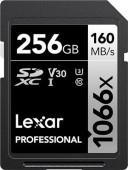 Card de memorie Lexar Professional 1066x, 256GB, SDXC, UHS-I U3, V30