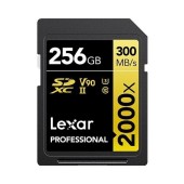 Card de memorie Lexar Professional 2000x, 256GB, SDXC, UHS-II U3, V90