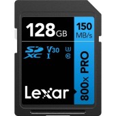 Card de memorie Lexar Professional 800x PRO, 128GB, SDXC, UHS-I U3, V30