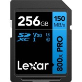 Card de memorie Lexar Professional 800x PRO, 256GB, SDXC, UHS-I U3, V30