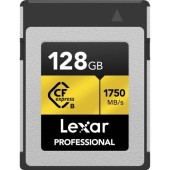 Card de memorie Lexar Professional GOLD, 128GB, CFexpress, Type B, PCI Express 3.0