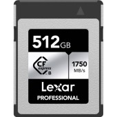 Card de memorie Lexar Professional SILVER, 512GB, CFexpress, Type B, PCI Express 3.0