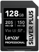 Card de memorie Lexar Professional SILVER Plus 1066x LSDSIPL128G-BNNNG, 128GB, SDXC, UHS-I U3 A2, V30