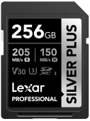 Card de memorie Lexar Professional SILVER Plus 1066x LSDSIPL256G-BNNNG, 256GB, SDXC, UHS-I U3 A2, V30