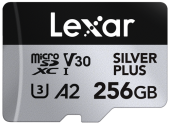 Card de memorie Lexar Professional SILVER Plus LMSSIPL256G-BNANG, 256GB, microSDXC, UHS-I U3, V30