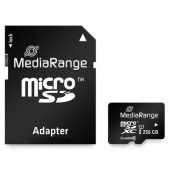 Card de memorie MediaRange MR946, 256GB, microSDXC, UHS-1, Clasa 10, Adaptor SD inclus