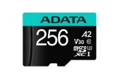 Card de Memorie MicroSD ADATA 256GB, Adaptor SD, Class 10