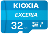 Card de memorie microSDHC Kioxia Exceria (M203) 32GB,UHS I U1+ adaptor, LMEX1L032GG2