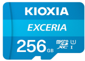 Card de memorie microSDXC Kioxia Exceria (M203) 256GB,UHS I U1+ adaptor, LMEX1L256GG2