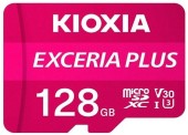 Card de memorie microSDXC Kioxia Exceria Plus (M303) 128GB,UHS I U3+ adaptor, LMPL1M128GG2