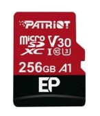 Card de memorie Patriot LX 256GB, microSDXC, Clasa 10, V30