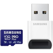 Card de memorie Samsung microSD PRO Plus MB-MD128SB/WW, 128GB + Adaptor USB