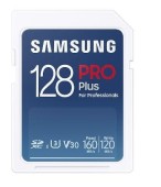 Card de memorie Samsung PRO Plus MB-SD128K/EU, SDXC, 128GB, UHS-I U3, V30, Clasa 10