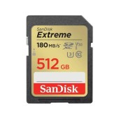 Card de memorie SanDisk Extreme SDSDXVV-512G-GNCIN, 512GB, SDXC, UHS-I U3, V30, 180/130 MB/s