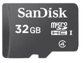 Card de memorie SanDisk microSDHC, 32GB + Adaptor SanDIsk, microSD/microSDHC