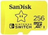 Card de memorie SanDisk Nintendo Switch, microSDXC, 256GB, UHS-I, V30, U3, Class 10