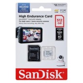 Card de memorie SanDisk SDSQQNR-512G-GN6IA, 512GB, microSDXC, Clasa 10, UHS-I U3, V30, Adaptor SD inclus