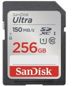 Card de memorie SanDisk Ultra SDSDUNC-256G-GN6IN, SDXC, 256GB, UHS-I U1, Clasa 10