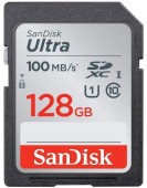 Card de memorie SanDisk Ultra SDXC SDSDUNR-128G-GN3IN, 128GB, UHS-I, Clasa 10 