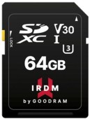 Card de memorie SDXC Goodram IR-S3A0-0640R12 IRDM, 64GB, UHS I, U3