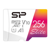 Card de memorie Silicon Power Elite, microSDHC, 256GB, Class 10, UHS-I U1, V10, A1 + Adaptor SD