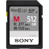 Card de memorie Sony SFM512, 512GB, SDXC, UHS-II U3, Clasa 10, V60