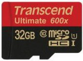 Card de memorie Transcend microSDHC, 32GB, UHS-I, 600x