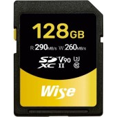 Card de memorie Wise Advanced SD-N128, 128GB, SDXC, UHS-II U3, V60, Clasa 10, 290/260 MB/s