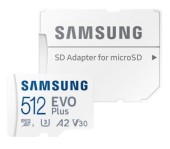 Card memorie Samsung MB-MC512KA/EU EVO Plus (2021), Micro-SDXC, 512GB, UHS-I + Adaptor SD