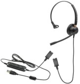 Casca call center Tellur Voice 510N, monoaural, USB (Negru)