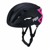 Casca Ciclism P2R RODEO, 59-61 cm, M-L, pentru biciclete si vehicule electrice, Negru/Roz