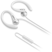 Casti audio In-Ear Philips TAA1105WT/00, Microfon incorporat, Alb