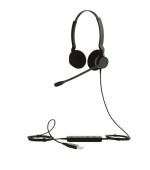 Casti cu microfon Jabra Biz 2300 Duo (Negru)