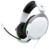 Casti Gaming cu fir HyperX CloudX Stinger 2 Xbox/PC, jack 3,5mm pentru conectare direct la controller, drivere 50mm, slidere gradate, microfon cu noise cancelling, spuma cu memorie (Alb)