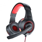 Casti gaming cu fir over-ear iSEN D5 Negru, Microfon, USB, 3.5mm jack audio, 3.5mm jack microfon