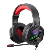 Casti Gaming Redragon Ajax, iluminare RGB, USB / 2x jack 3.5mm (Negru)