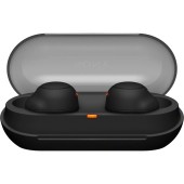 Casti In-Ear Sony WFC500B, True Wireless, Microfon, Bluetooth, IPX4, Autonomie 10 ore, Negru