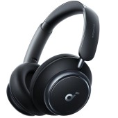 Casti On-Ear Bluetooth 5.3, Noise Cancelling, USB-C - Anker Space Q45 (A3040G11) - Black