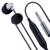 Casti Stereo 3MK, Jack 3.5 mm, Microfon 1.2m (Negru)