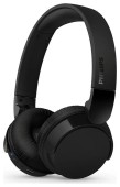 Casti Stereo Wireless Philips Seria 4000 TAH4209BK/00, Bluetooth, Autonomie 55 ore, Gestionare apeluri, Microfon (Negru)